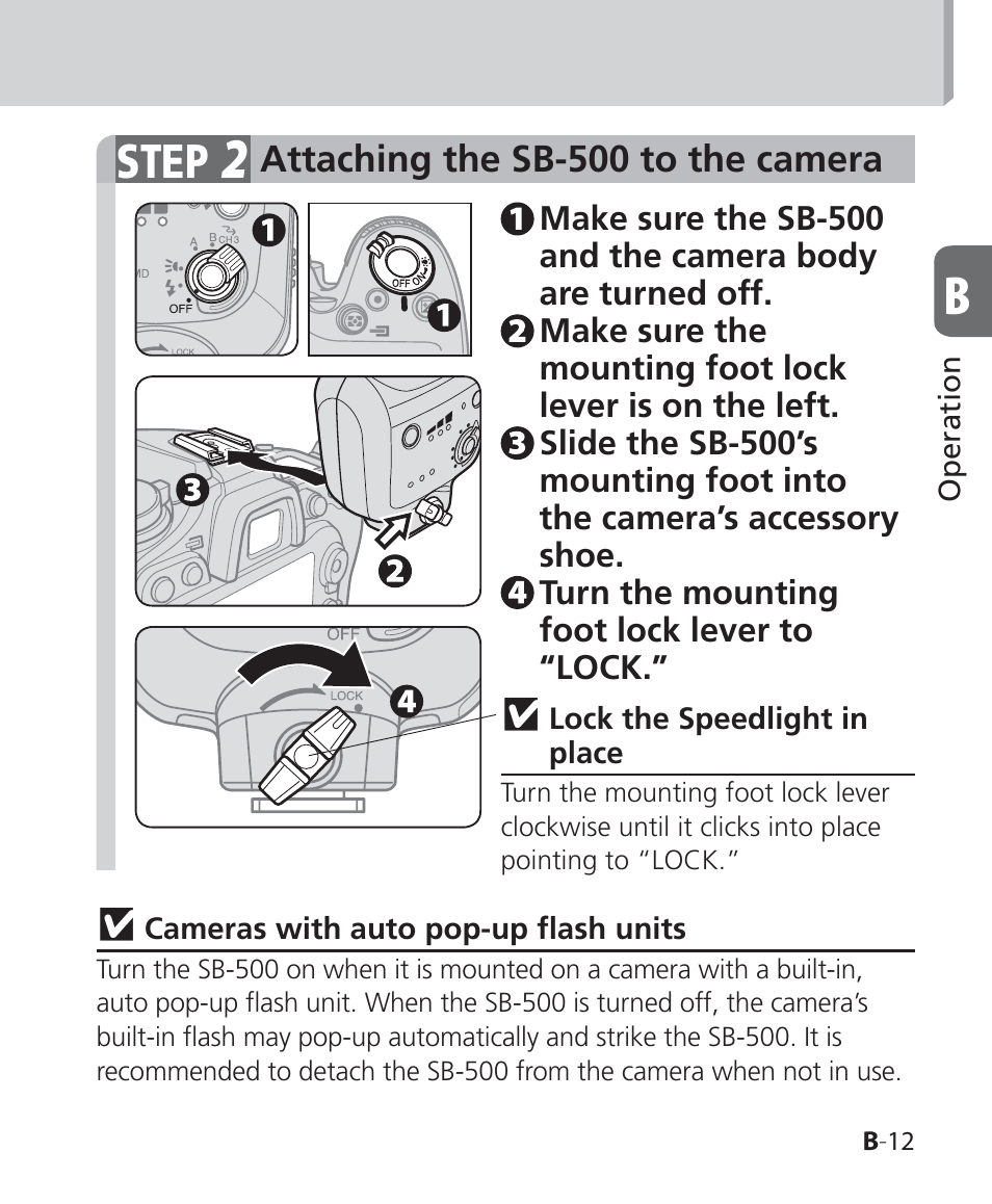 Step | Nikon SB-500 AF Speedlight User Manual | Page 31 / 96