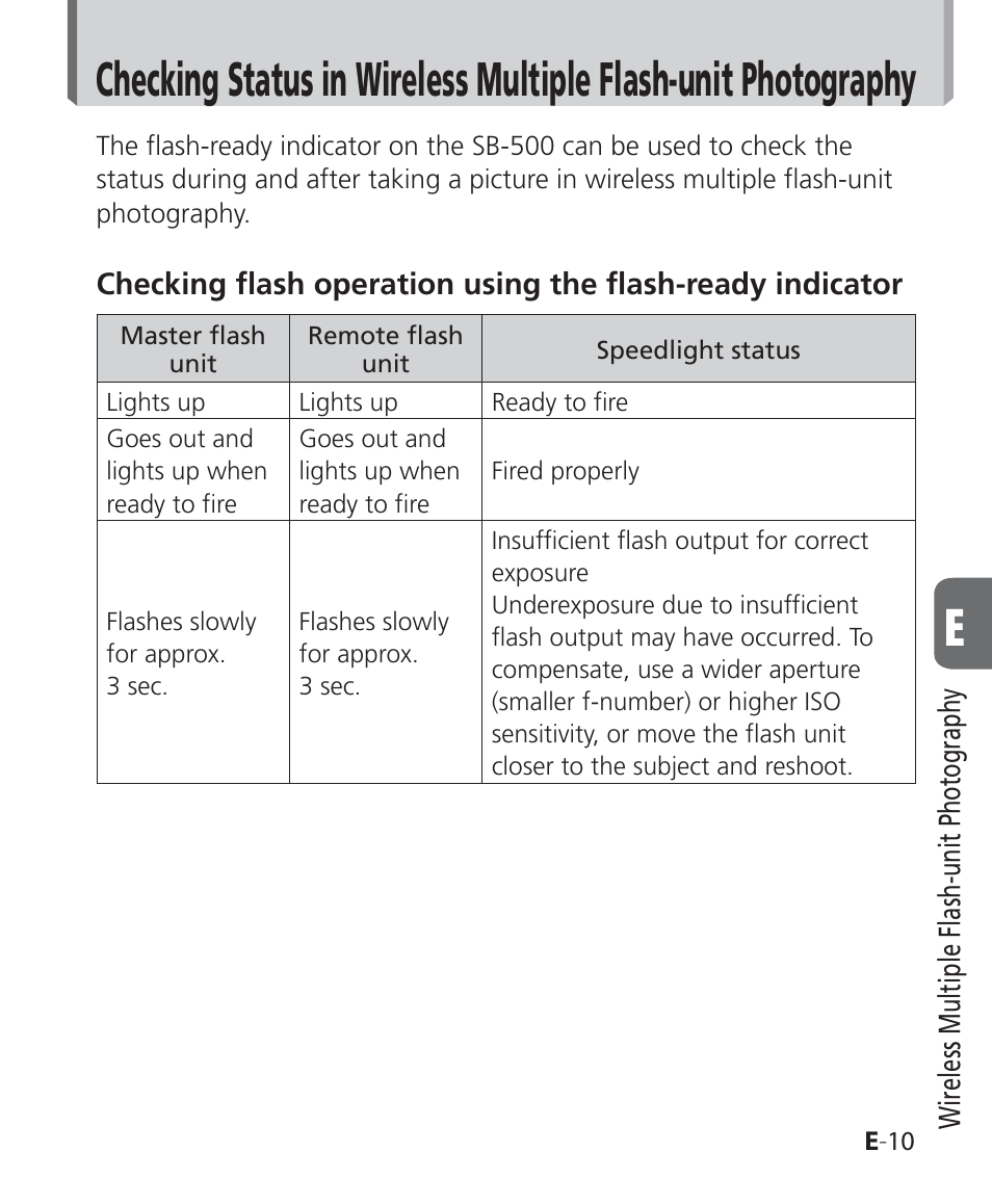 Nikon SB-500 AF Speedlight User Manual | Page 51 / 96