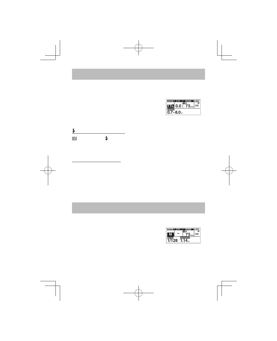 Mode ttl ok, Mode m ok | Olympus FL-700WR Electronic Flash User Manual | Page 10 / 300