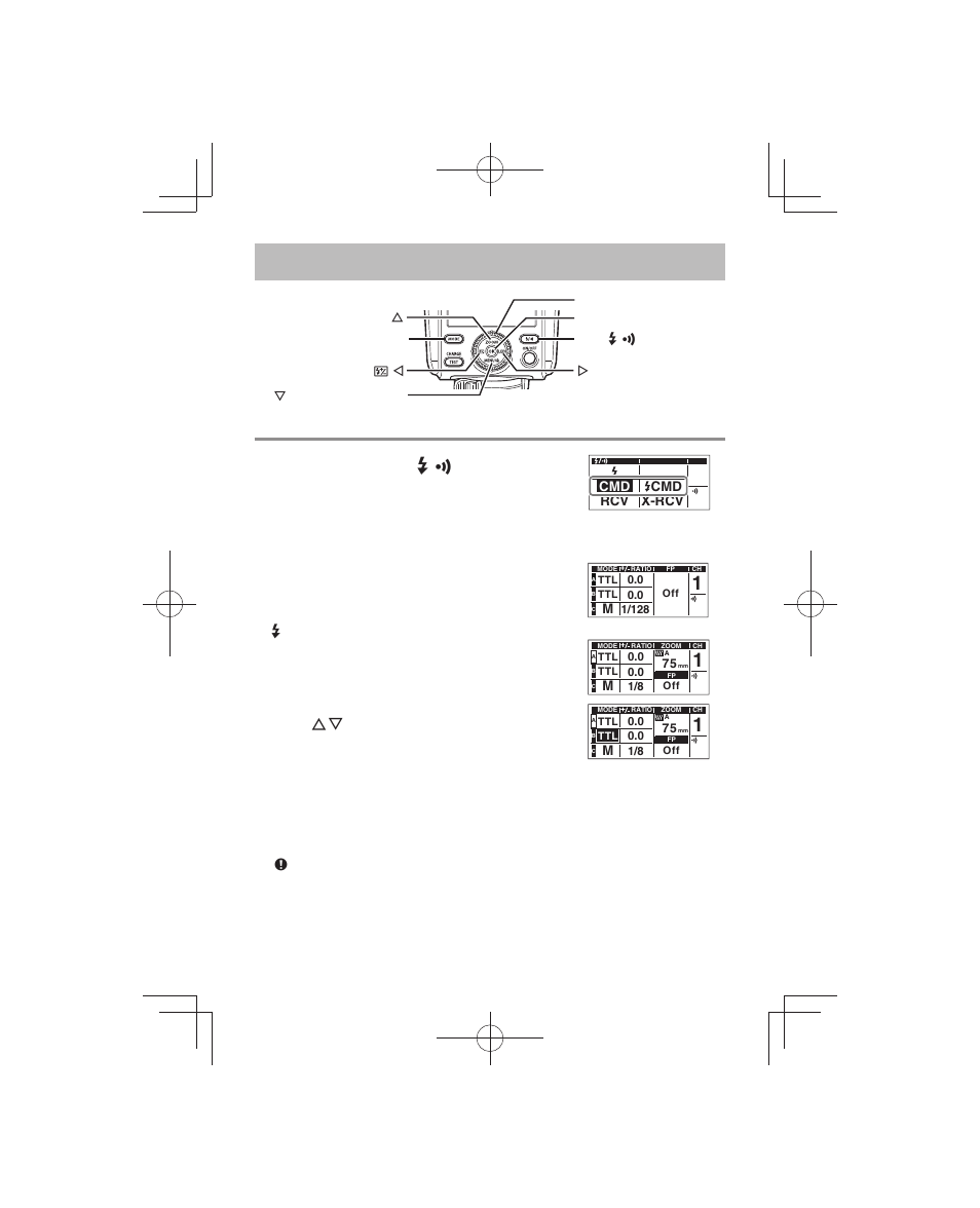 Drahtlose funkauslösung, Drücken sie die taste, Nehmen sie die einstellungen vor | Olympus FL-700WR Electronic Flash User Manual | Page 150 / 300