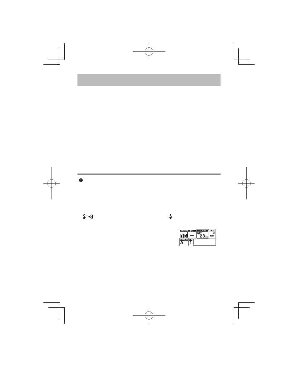 Rc rc | Olympus FL-700WR Electronic Flash User Manual | Page 23 / 300