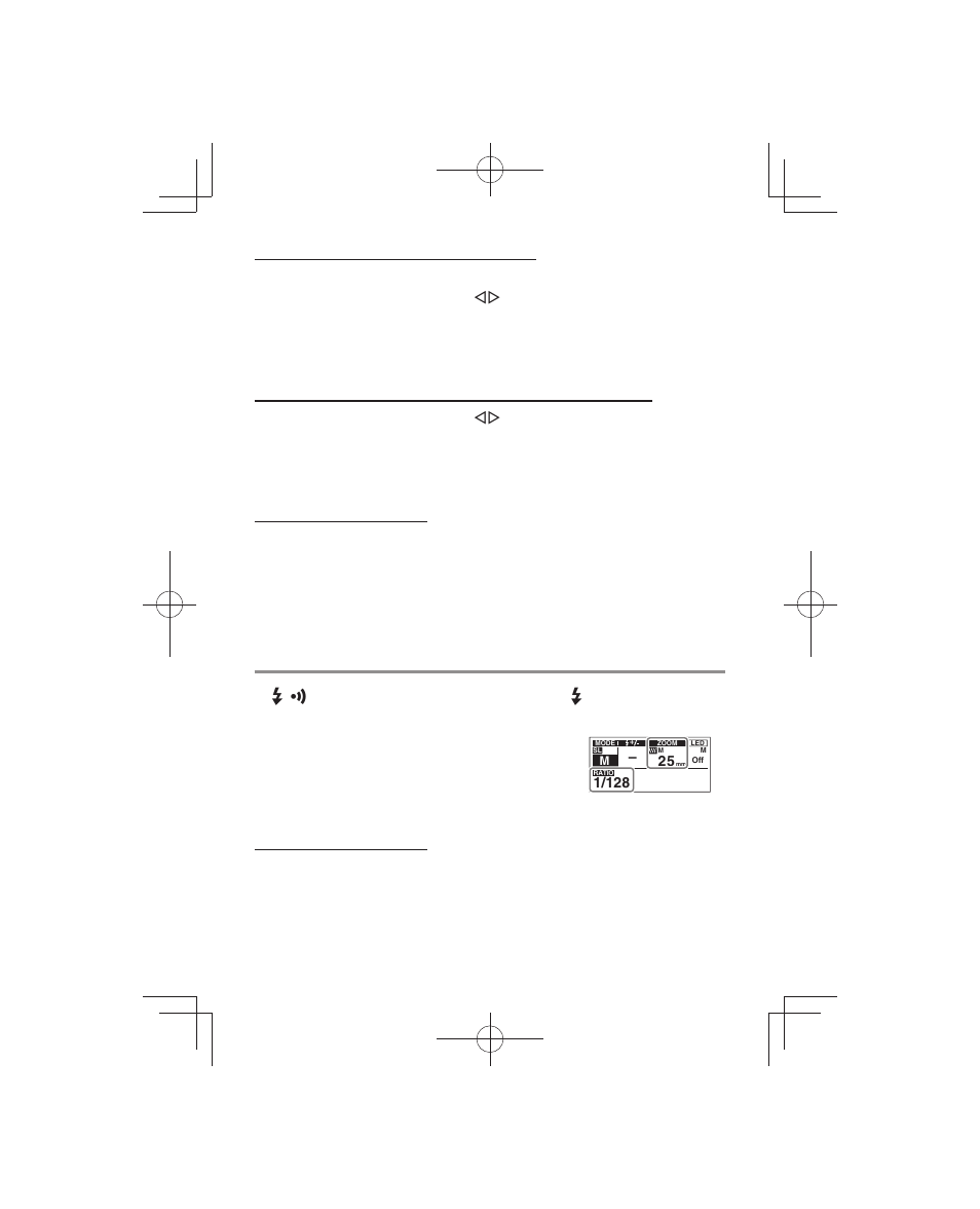 Mode sl m | Olympus FL-700WR Electronic Flash User Manual | Page 24 / 300