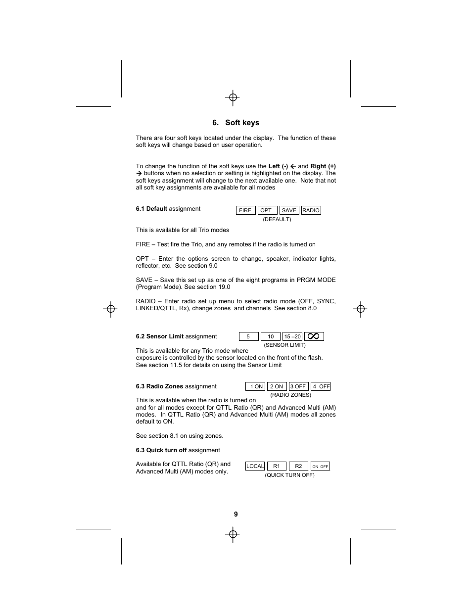 Quantum Instruments Qflash TRIO Basic Flash for Cameras User Manual | Page 11 / 40