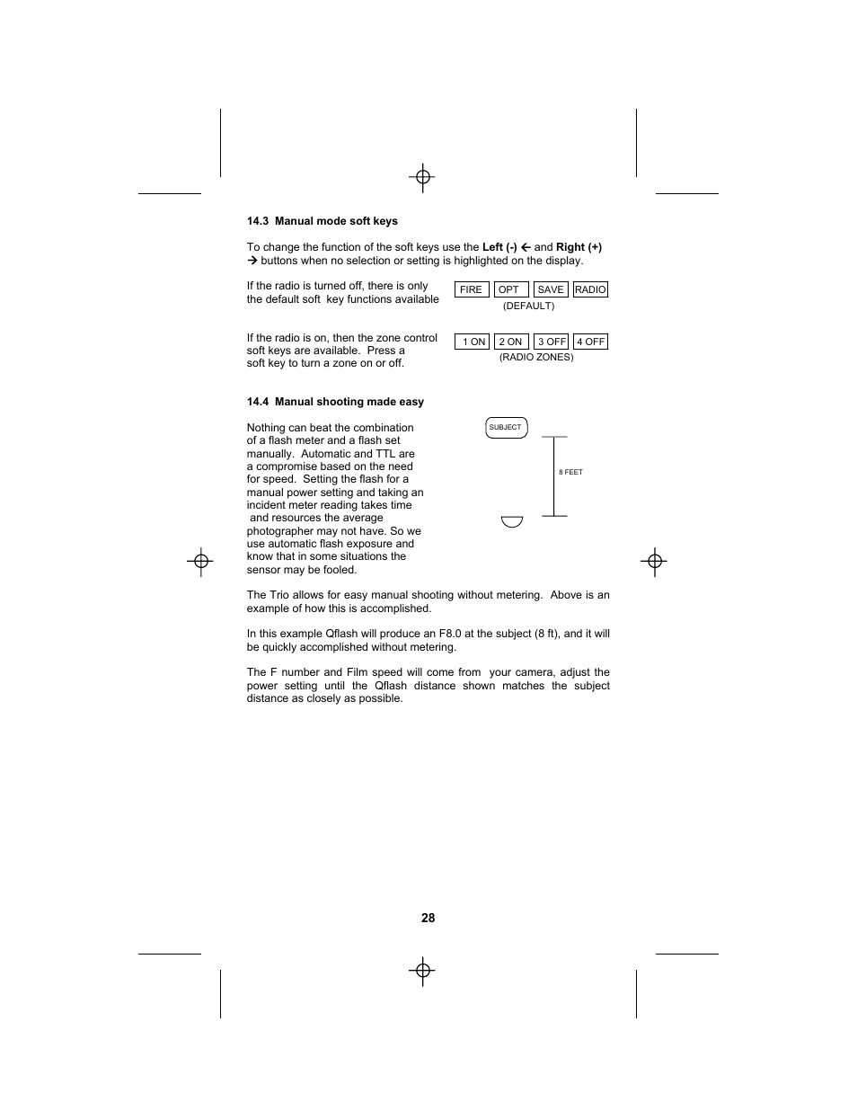 Quantum Instruments Qflash TRIO Basic Flash for Cameras User Manual | Page 30 / 40