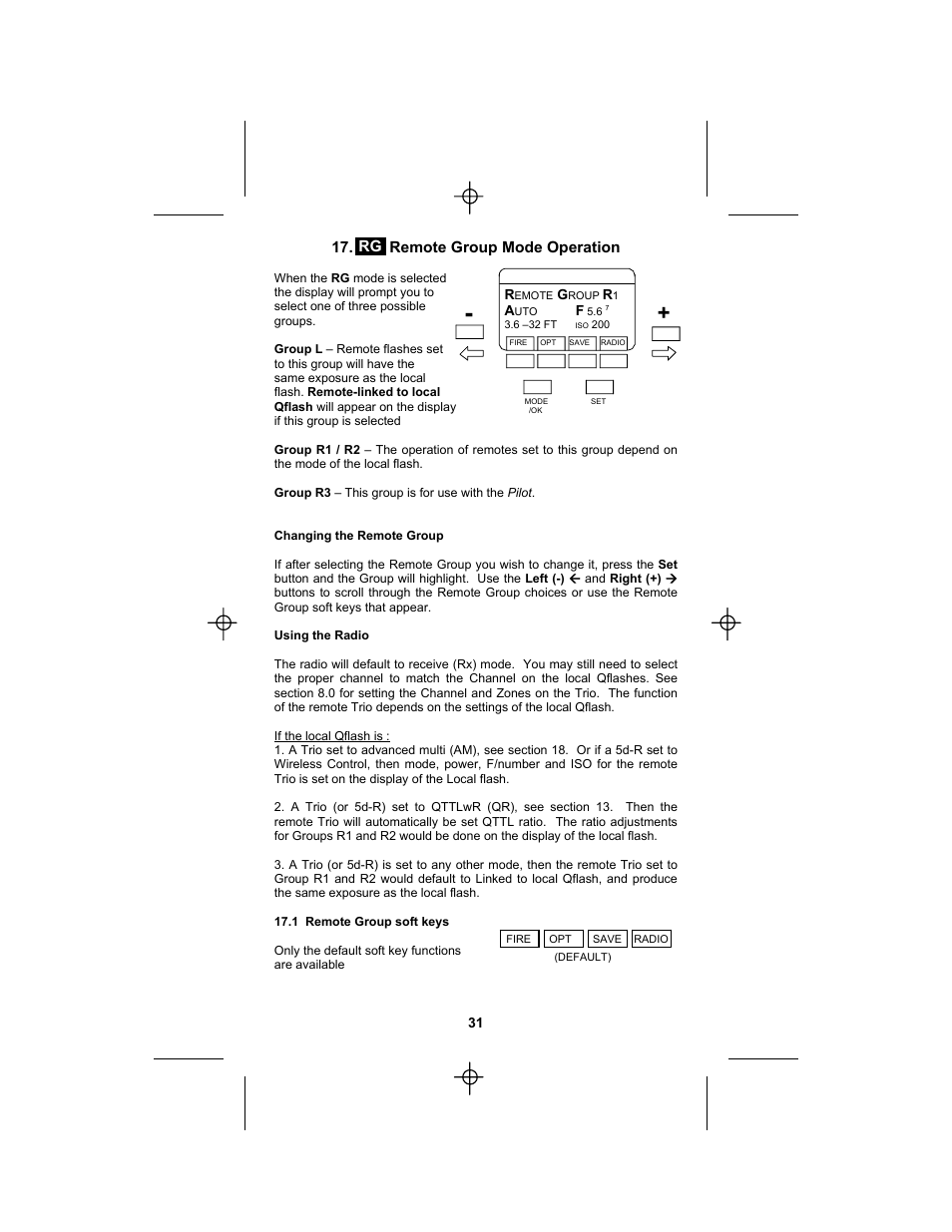 Quantum Instruments Qflash TRIO Basic Flash for Cameras User Manual | Page 33 / 40
