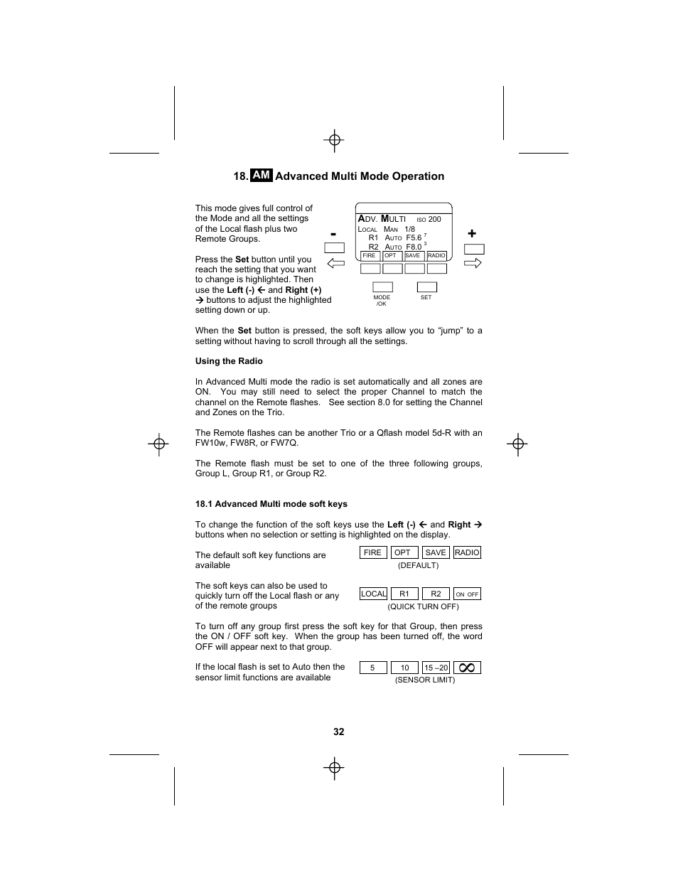 Quantum Instruments Qflash TRIO Basic Flash for Cameras User Manual | Page 34 / 40