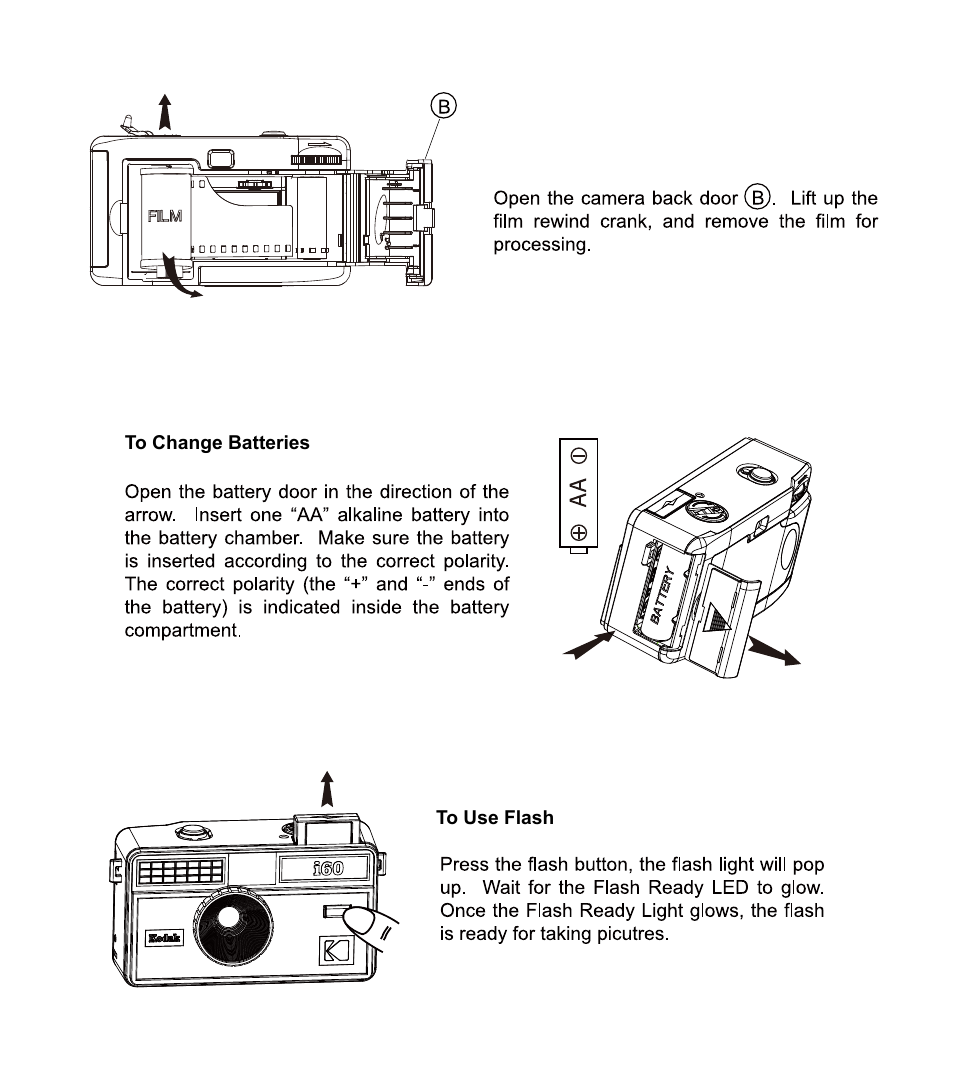 Kodak i60 Reusable 35mm Film Camera (Very Peri) User Manual | Page 4 / 5