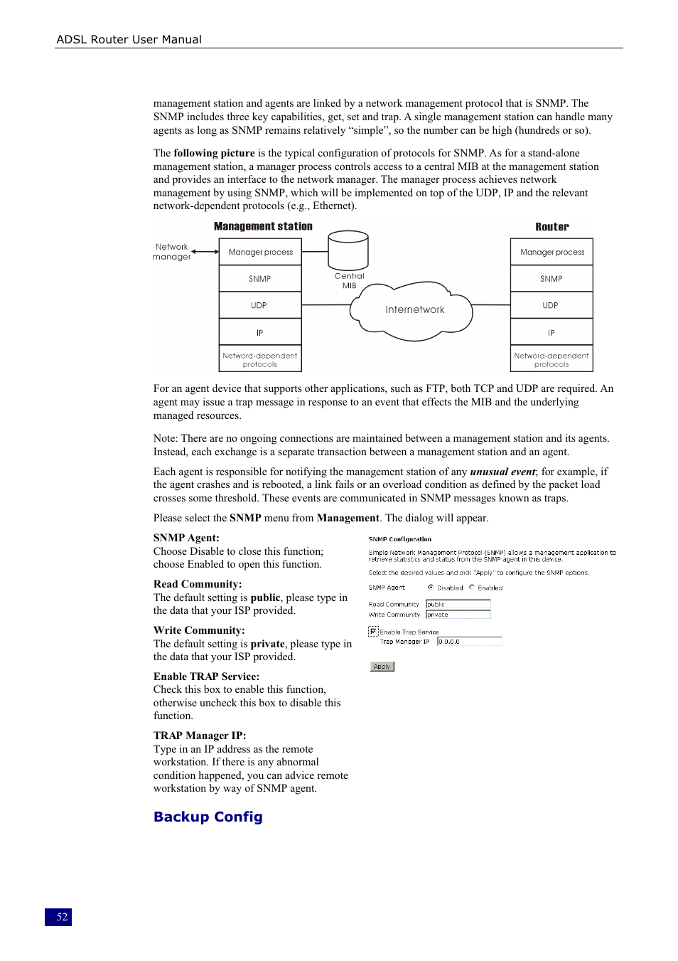 Backup config | Dynalink RTA230 User Manual | Page 60 / 88