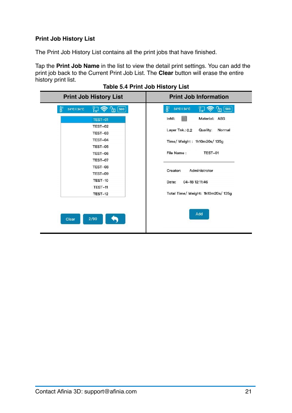 Afinia H+1 3D Printer User Manual | Page 22 / 53