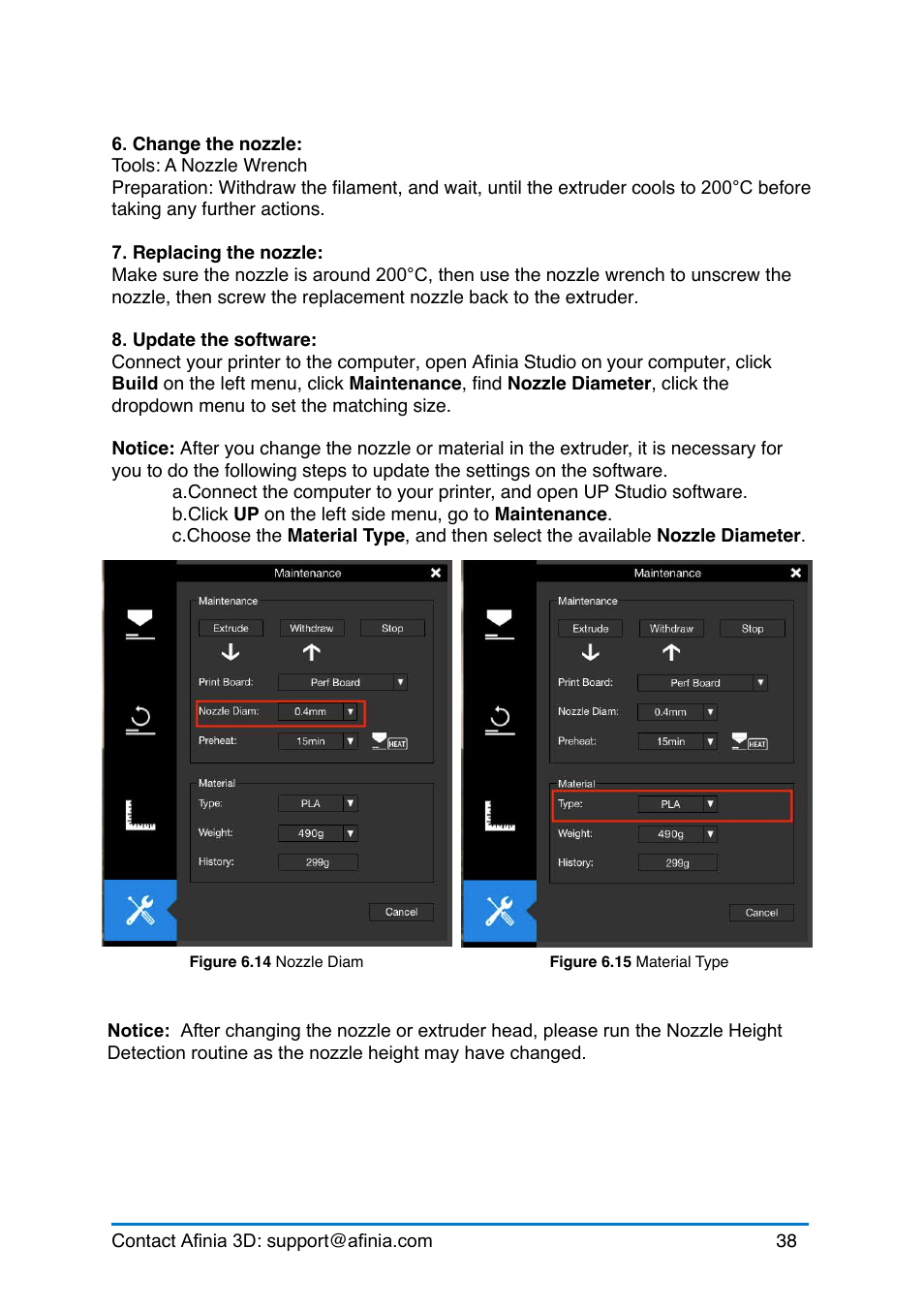 Afinia H+1 3D Printer User Manual | Page 39 / 53