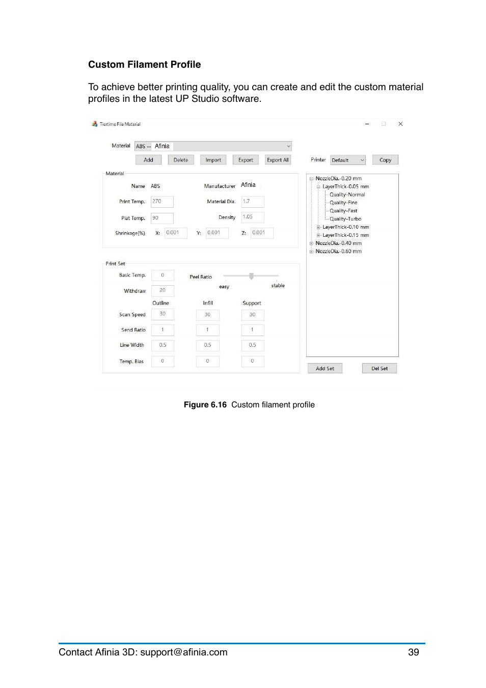 Afinia H+1 3D Printer User Manual | Page 40 / 53