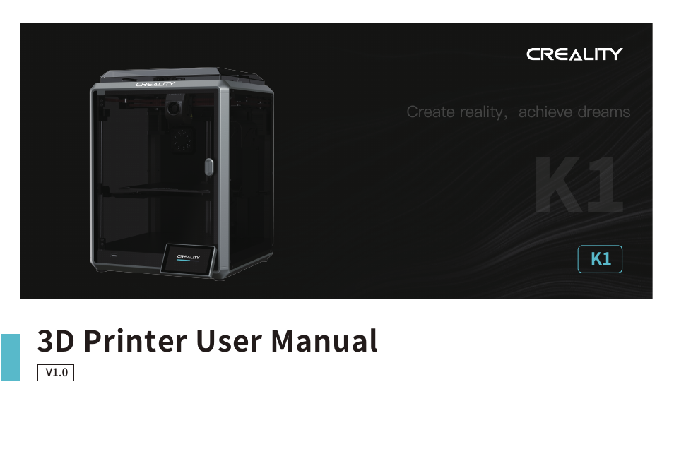 Creality K1 Max 3D Printer User Manual | 25 pages