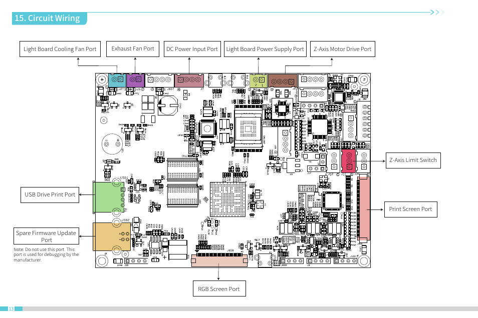 Circuit wiring | Creality Halot-One Resin 3D Printer User Manual | Page 19 / 22