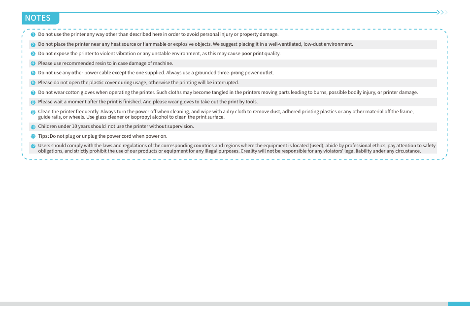 Creality Halot-Lite Resin 3D Printer User Manual | Page 3 / 22