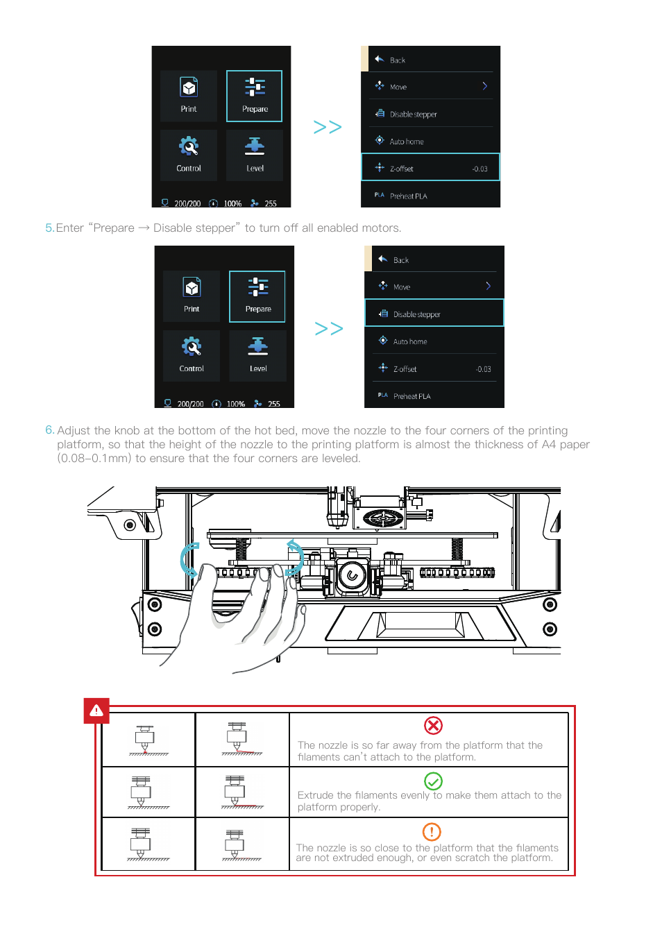 Creality Ender-3 S1 FDM 3D Printer User Manual | Page 8 / 11