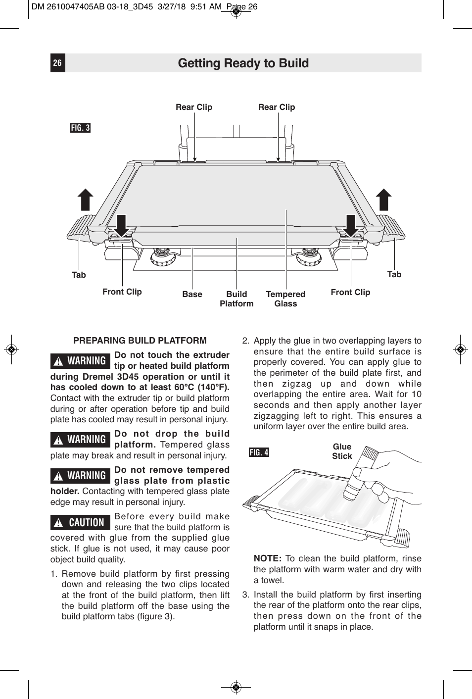 Getting ready to build | Dremel Digilab 3D45-EDU Printer for Education User Manual | Page 26 / 37