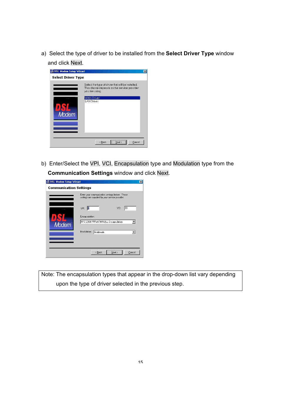 Dynalink ALE800 User Manual | Page 16 / 30