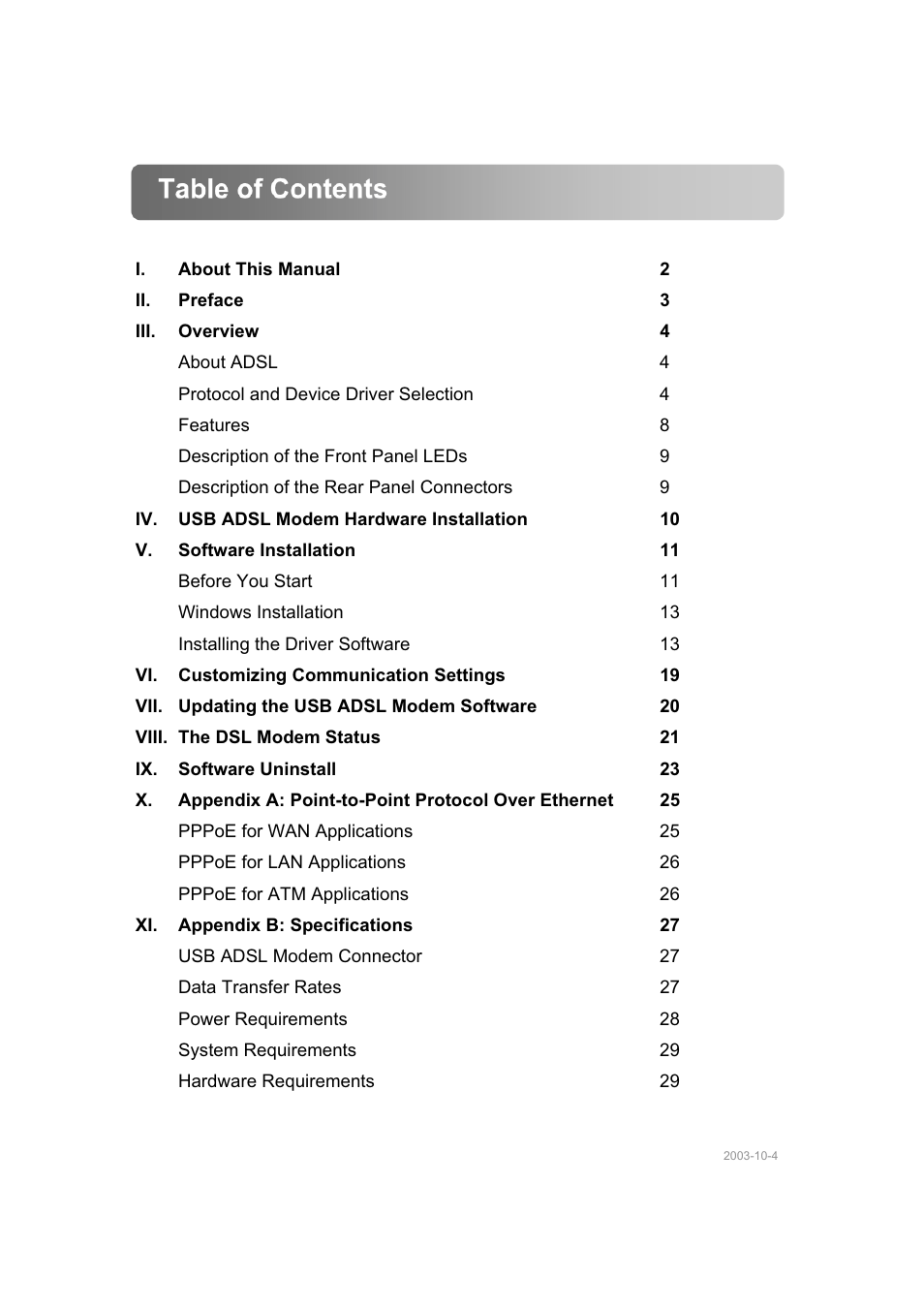 Dynalink ALE800 User Manual | Page 2 / 30