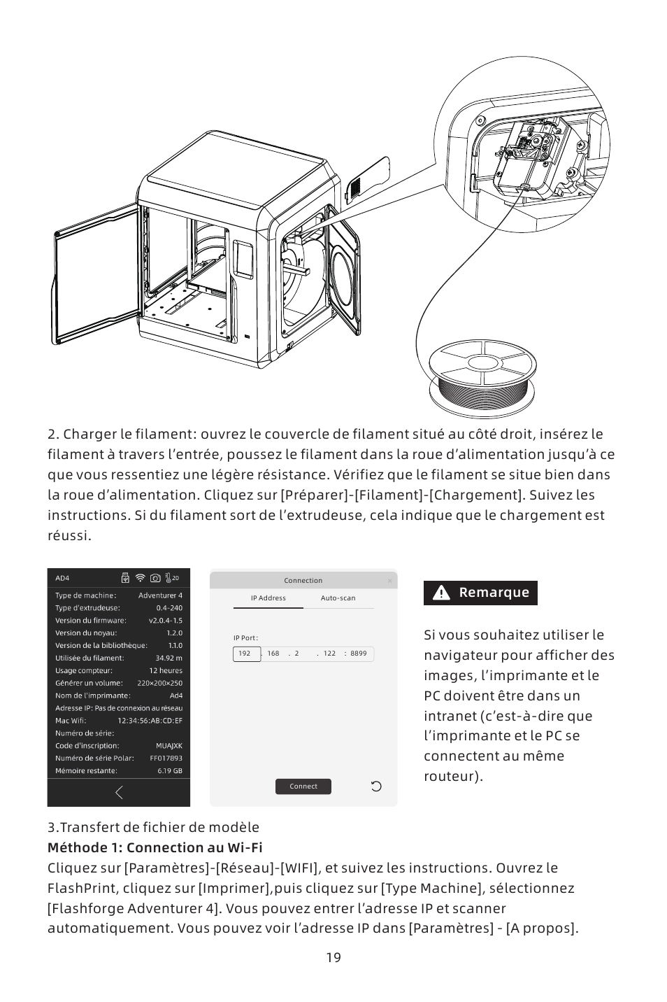 FlashForge Adventurer 4 3D Printer (FFF) User Manual | Page 21 / 28