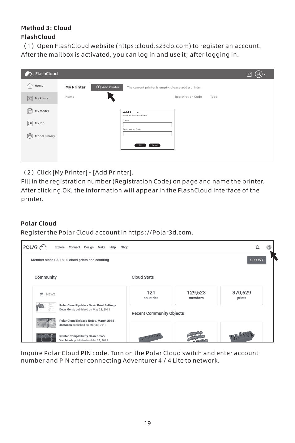 FlashForge Adventurer 4 3D Printer (FFF) User Manual | Page 20 / 52