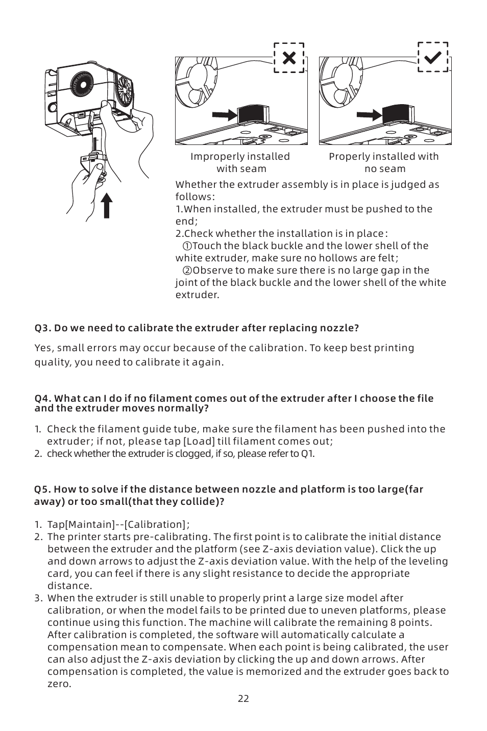 FlashForge Adventurer 4 3D Printer (FFF) User Manual | Page 23 / 52