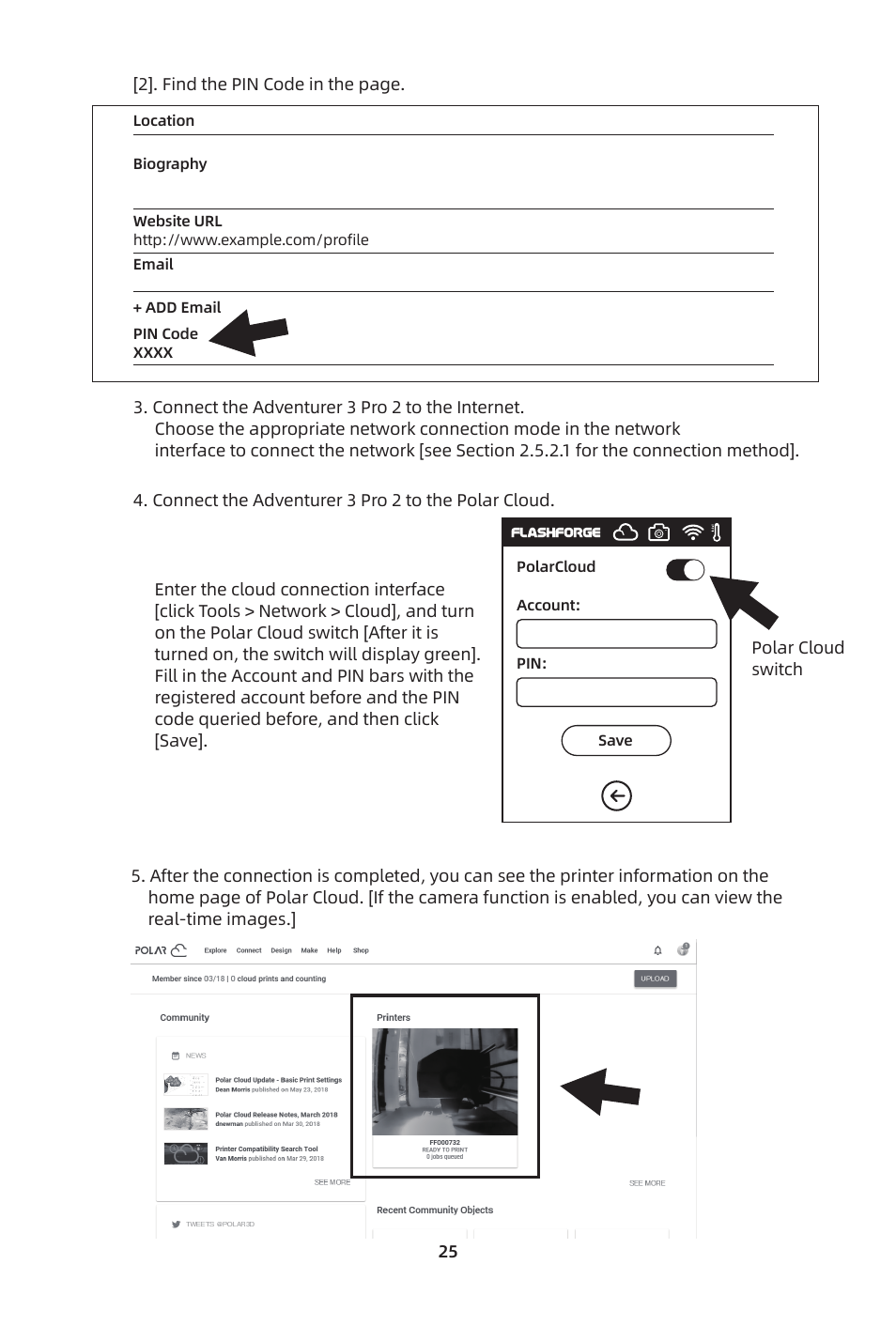 FlashForge Adventurer 3 Pro 2 3D Printer User Manual | Page 28 / 58