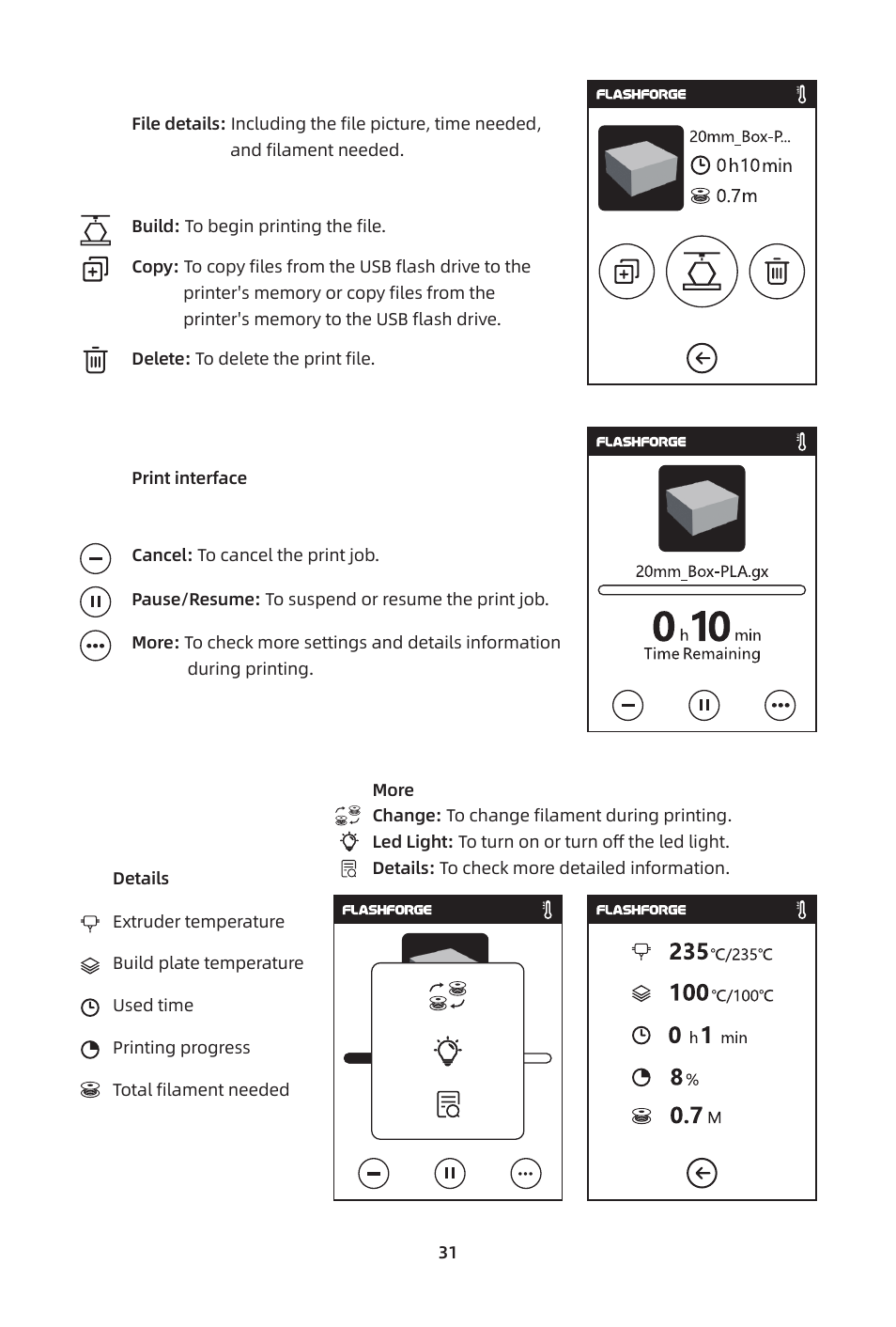 FlashForge Adventurer 3 Pro 2 3D Printer User Manual | Page 34 / 58