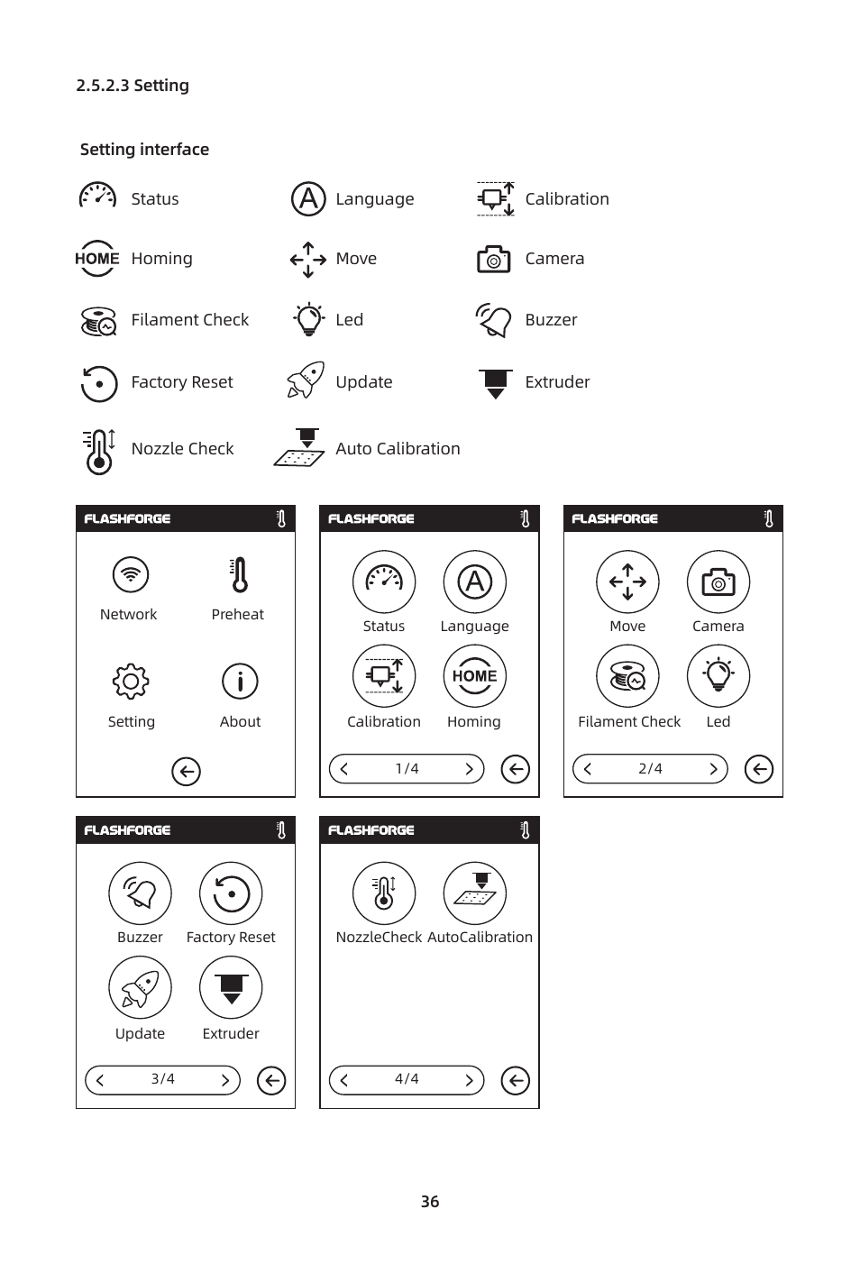 FlashForge Adventurer 3 Pro 2 3D Printer User Manual | Page 39 / 58