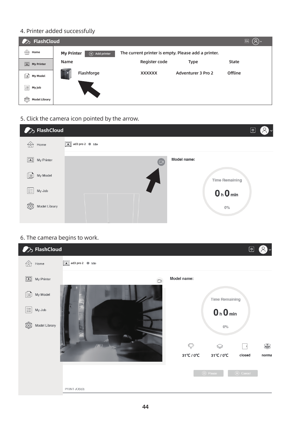 FlashForge Adventurer 3 Pro 2 3D Printer User Manual | Page 47 / 58