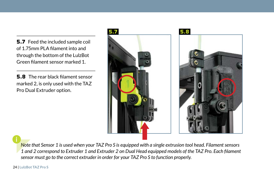 LulzBot TAZ Pro S 3D Printer User Manual | Page 26 / 48