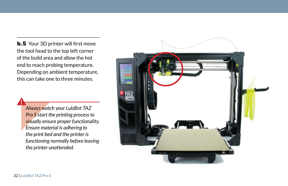 LulzBot TAZ Pro S 3D Printer User Manual | Page 34 / 48