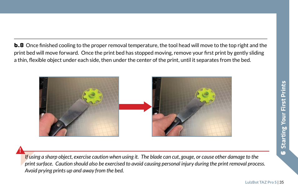 LulzBot TAZ Pro S 3D Printer User Manual | Page 37 / 48