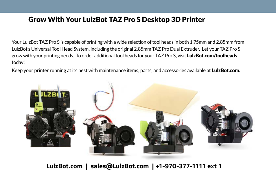 LulzBot TAZ Pro S 3D Printer User Manual | Page 46 / 48