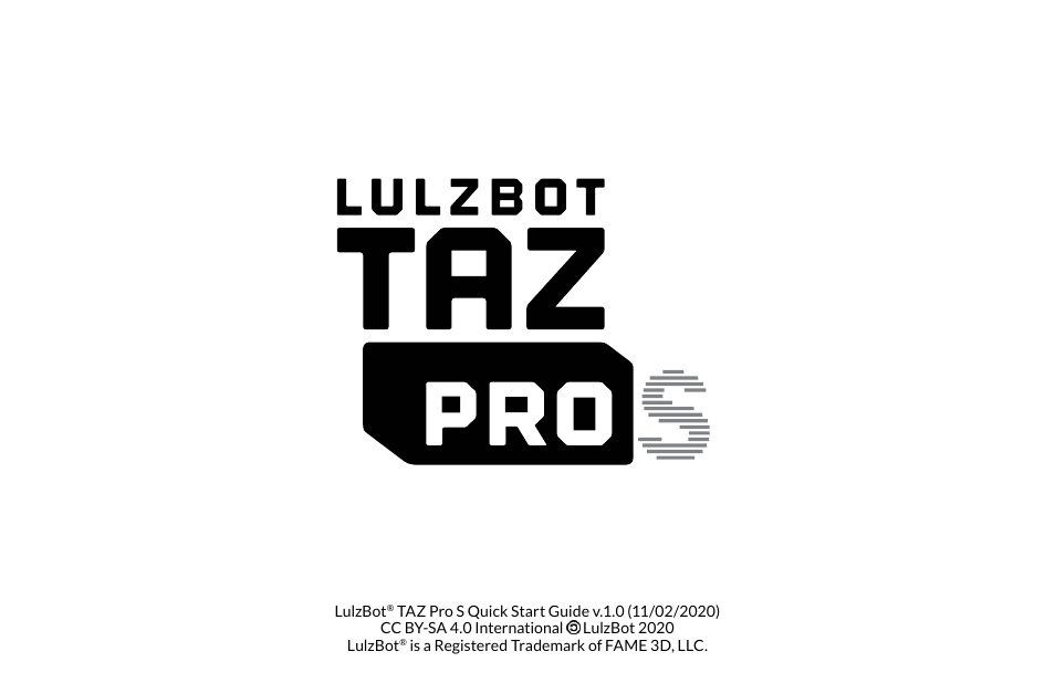 LulzBot TAZ Pro S 3D Printer User Manual | Page 47 / 48