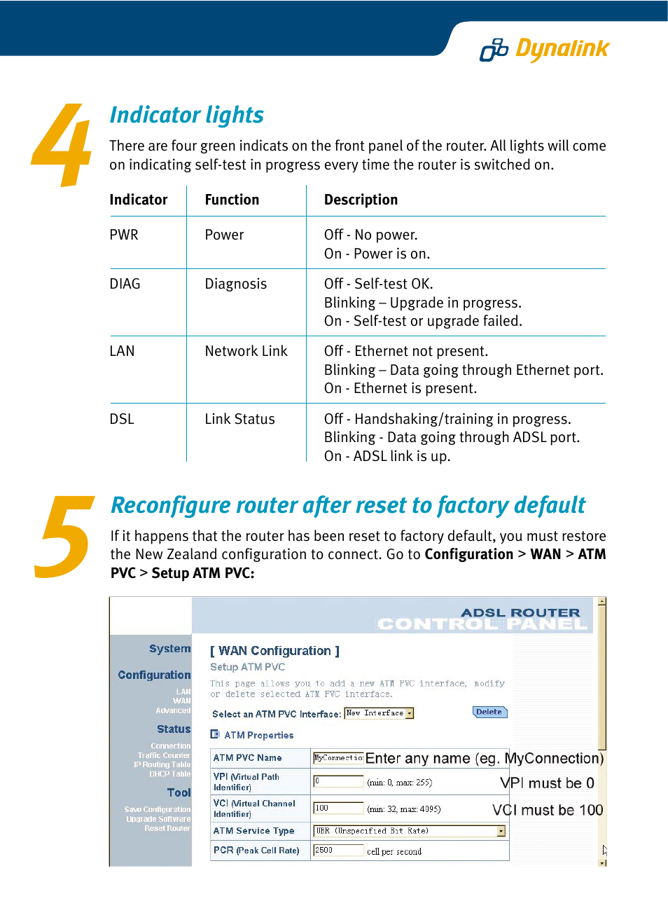 Dynalink RTA210 User Manual | Page 10 / 14