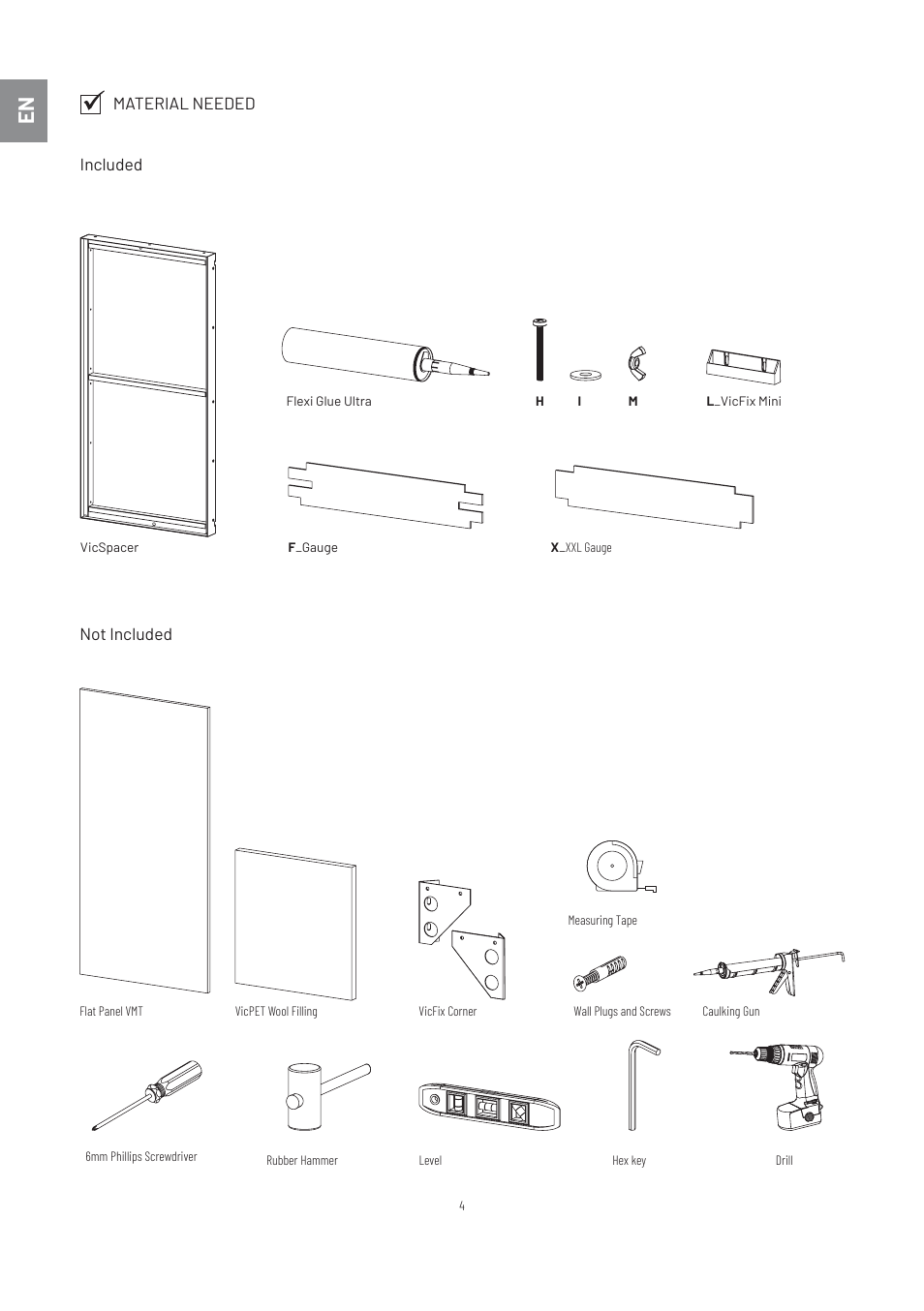 Vicoustic VicSpacer Plus with 8-PET Panels (Matte Gray, 4-Pack) User Manual | Page 11 / 45