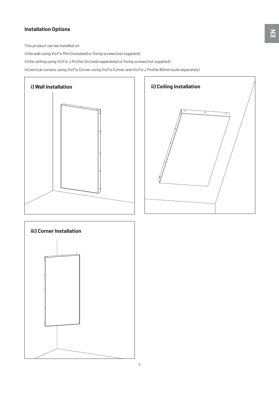 Vicoustic VicSpacer Plus with 8-PET Panels (Matte Gray, 4-Pack) User Manual | Page 12 / 45