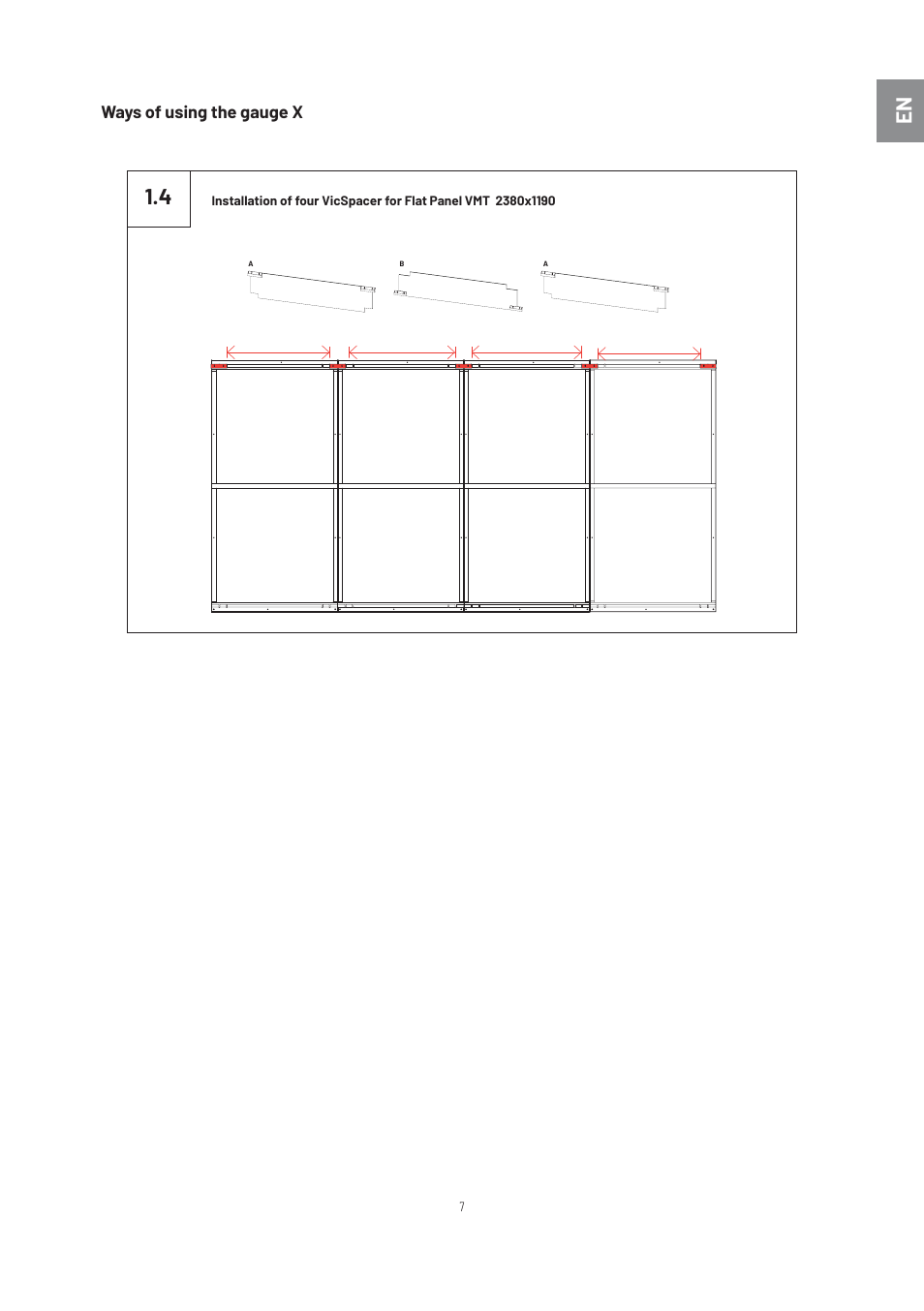 Ways of using the gauge x | Vicoustic VicSpacer Plus with 8-PET Panels (Matte Gray, 4-Pack) User Manual | Page 14 / 45