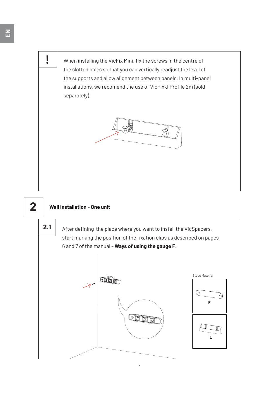 Vicoustic VicSpacer Plus with 8-PET Panels (Matte Gray, 4-Pack) User Manual | Page 15 / 45