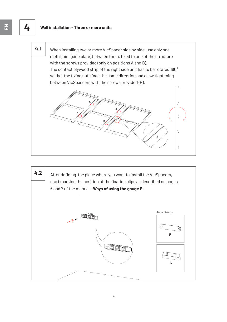 Vicoustic VicSpacer Plus with 8-PET Panels (Matte Gray, 4-Pack) User Manual | Page 21 / 45