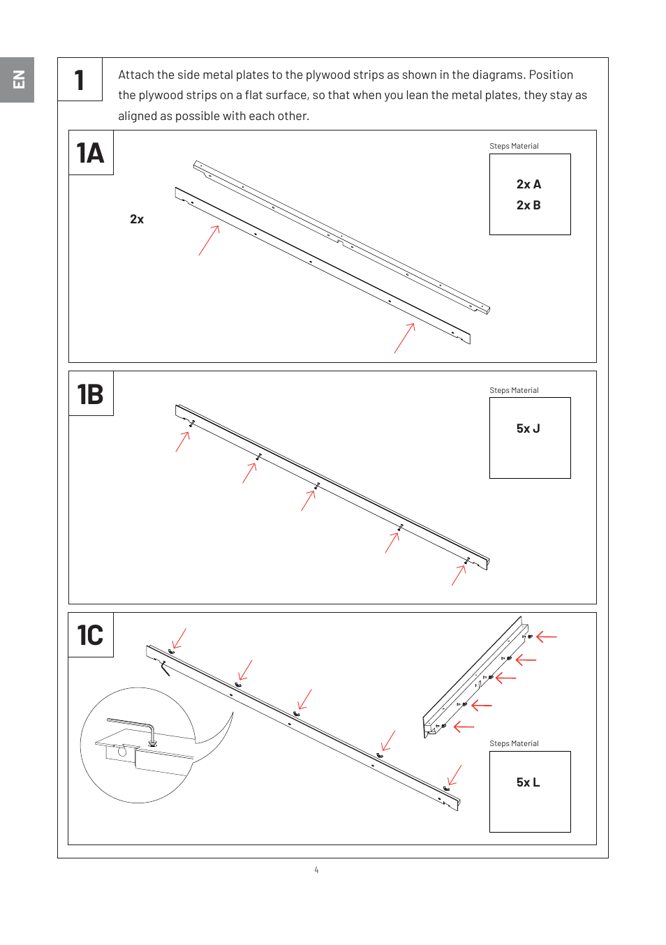 1a 1b | Vicoustic VicSpacer Plus with 8-PET Panels (Matte Gray, 4-Pack) User Manual | Page 3 / 45