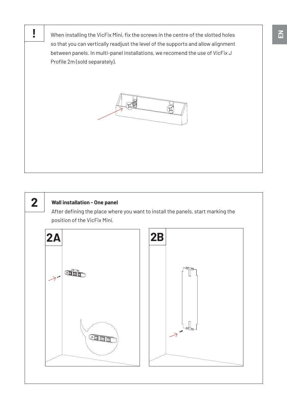 2a 2b | Vicoustic Cinema Piano VMT Acoustic Panel (Gray, Concrete 1, 2-Pack) User Manual | Page 5 / 8