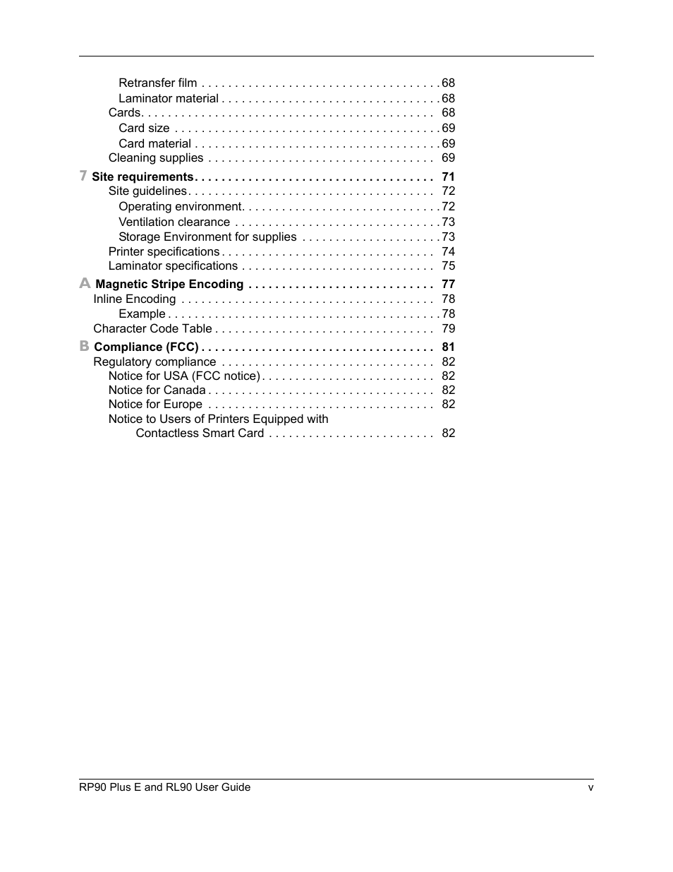 Datacard Group RL90 User Manual | Page 5 / 89