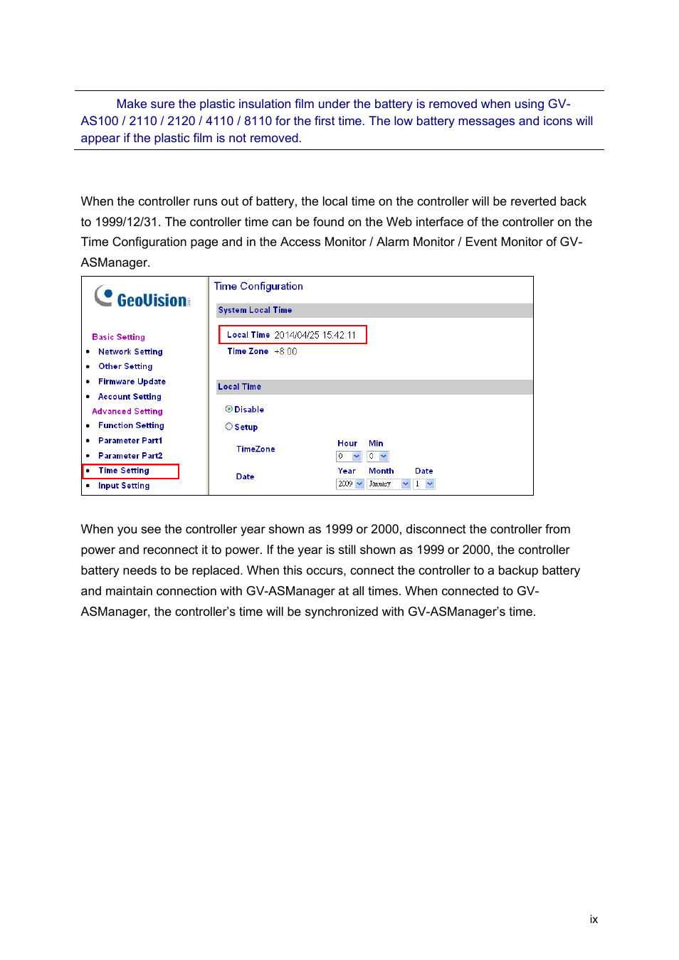 GeoVision GV-AS2120 IP Control Panel User Manual | Page 11 / 230