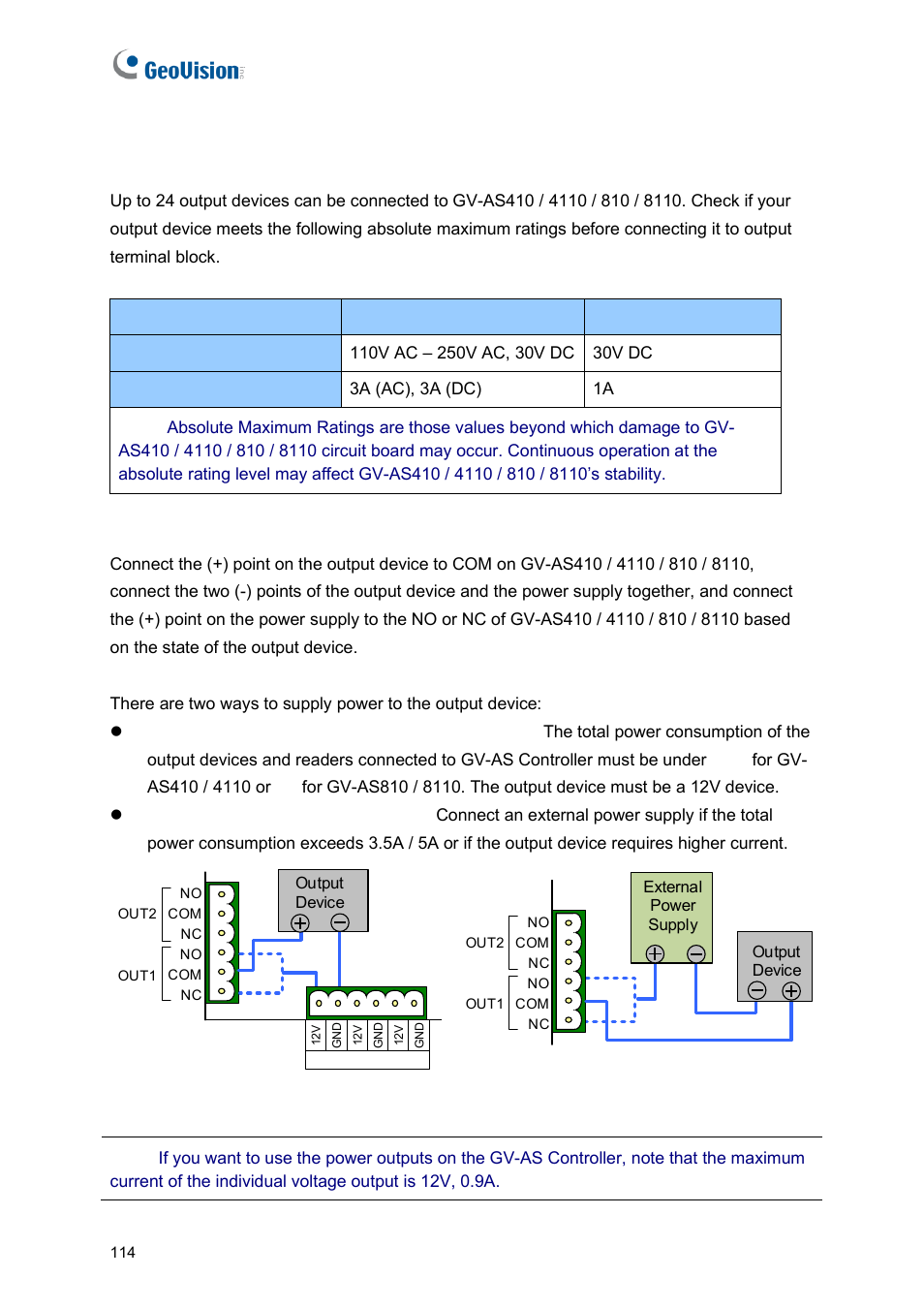 3 connecting output devices | GeoVision GV-AS2120 IP Control Panel User Manual | Page 116 / 230