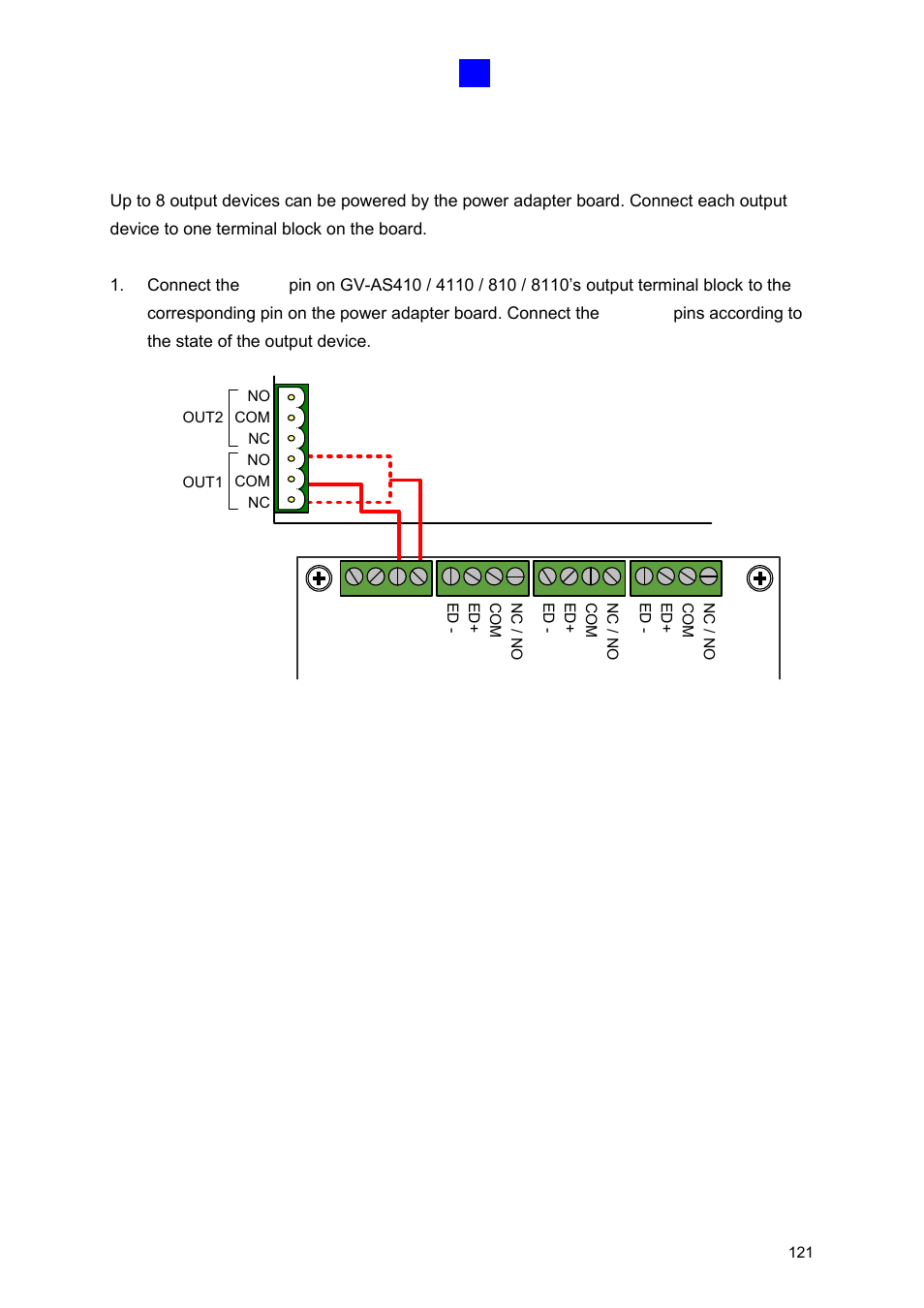 3 connecting the gv-as410 / 4110 / 810 / 8110 kit | GeoVision GV-AS2120 IP Control Panel User Manual | Page 123 / 230