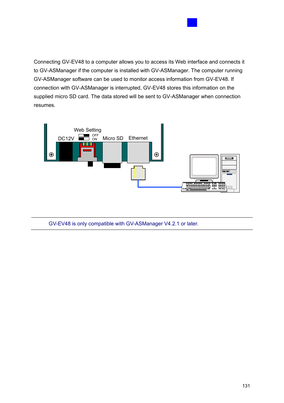 6 connecting the pc | GeoVision GV-AS2120 IP Control Panel User Manual | Page 133 / 230