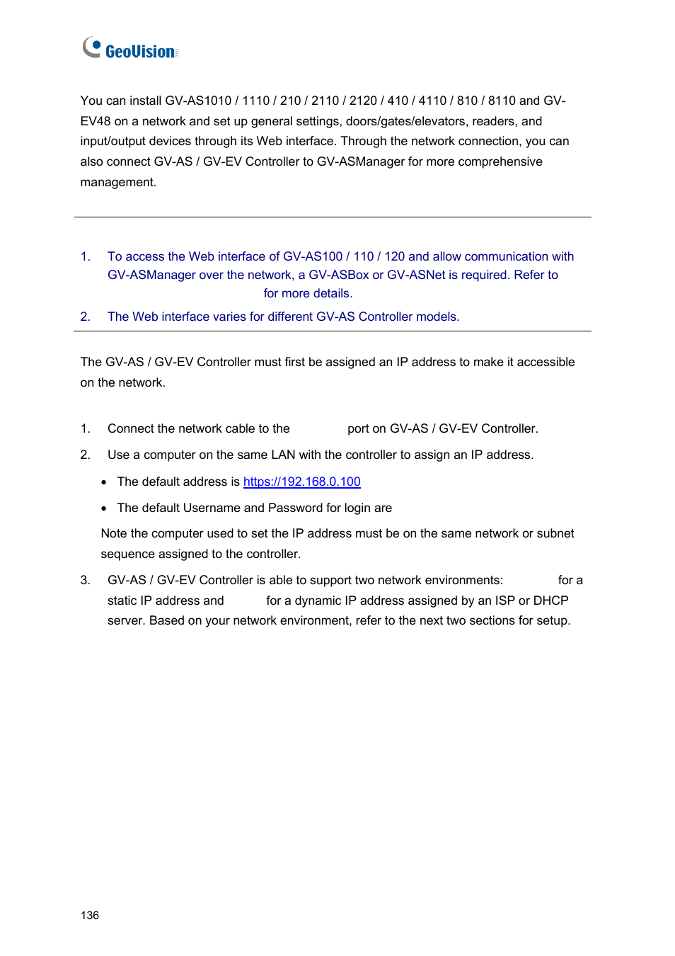 GeoVision GV-AS2120 IP Control Panel User Manual | Page 138 / 230