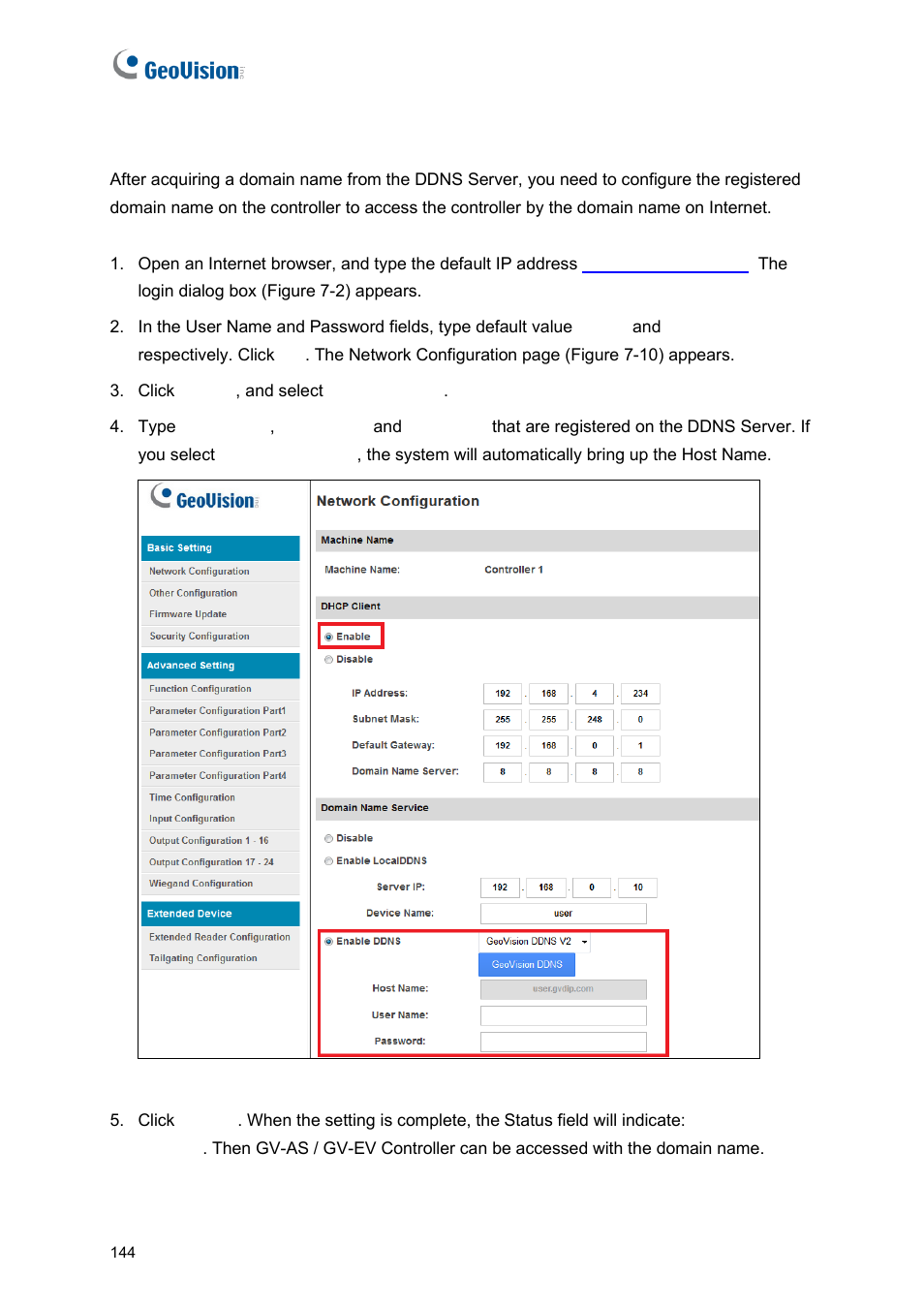 GeoVision GV-AS2120 IP Control Panel User Manual | Page 146 / 230