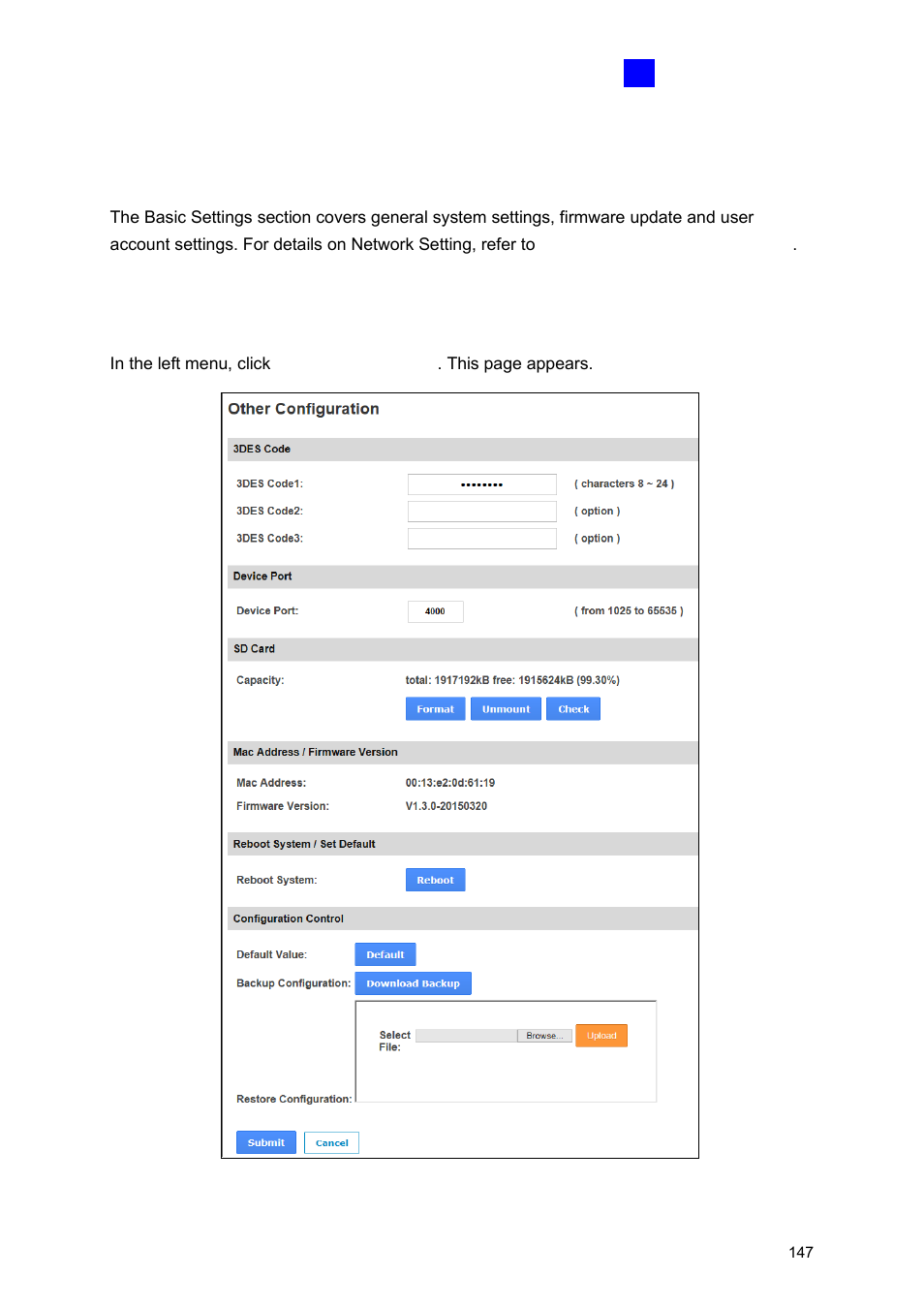 1 basic settings, 1 system setup | GeoVision GV-AS2120 IP Control Panel User Manual | Page 149 / 230